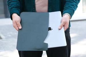 Funda de cuero real para portátil Funda de cuero genuino Compatible con Mac Book Pro Funda de 14 pulgadas - Product Image 4