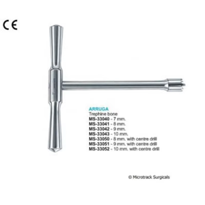 Poinçon de trephination corneale en acier inoxydable, instrument ophtalmologique pour l'extraction contrôlée des tissus en chirurgie oculaire - Product Image 2