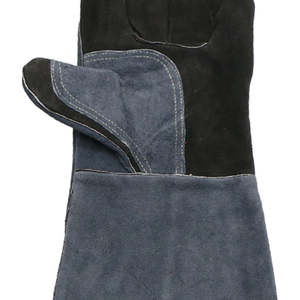 Gants de soudage en cuir isolants thermiquement, gants de soudage TIG en cuir, paire de gants de protection en cuir de vachette pleine fleur de 14 pouces - Product Image 3