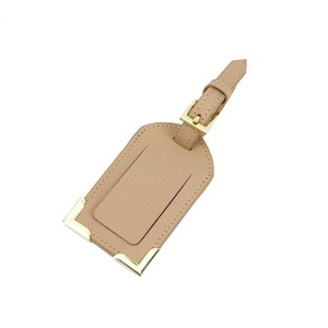Étiquette de bagage de voyage en cuir véritable, en cuir de vachette de qualité supérieure, étiquette d'identification en cuir PU tanné pour sacs - Product Image 2