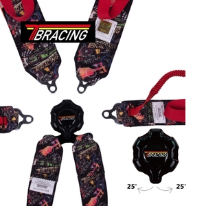 Système de réglage de harnais de course, 5 points, contrôle de la sangle de ceinture de sécurité, acier forgé de précision, logo personnalisé, marque privée, OEM, ODM - Product Image 4