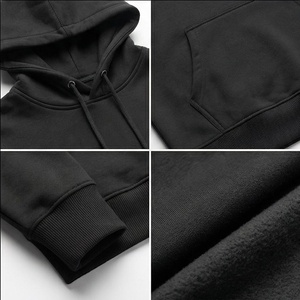 Sudadera con Capucha North Approach para Hombre, Negra, Corte Regular, Estilo Minimalista, Bolsillo Delantero, Tejido de Punto, para Otoño - Product Image 4