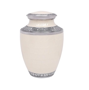 Reliable Manufacturer Affordable Adult Ashes Urn Manufactured from Strong Metal Material with Elegant <b>Memorial</b> Decorative Finish - Product Image 6