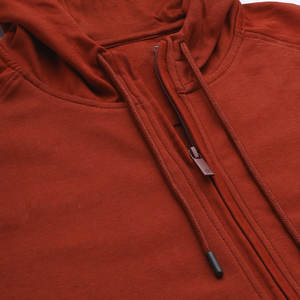 Veste pour homme avec capuche Sweat à capuche en molleton de coton avec fermeture éclair Sweats à capuche de qualité douce Motif solide Teint uni par les fabricants - Product Image 5