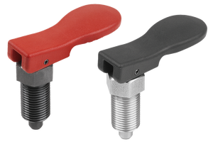 Pernos de indexación K1584, de acero o acero inoxidable con palanca de leva de plástico - Product Image 4