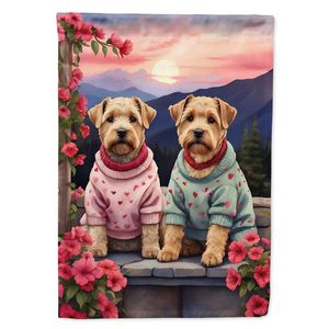Wheaten Terrier dos corazones jardín bandera Multicolor buzón decorativo patio Banner para Patio ilustraciones para macizos de flores varios tamaños - Product Image 1