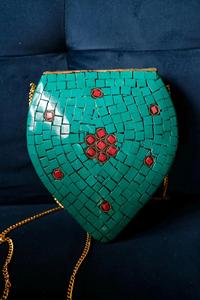 Handcrafted Clutch Beaded Design Perfect for Weddings Parties <b>Bridal</b> Events & Elegant Occasions metal clutch <b>purse</b> bag - Product Image 4