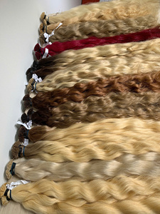Cheveux Humains en Gros Nasa Luxury Extensions Vierges Bouclées Vietnamiennes en Vrac Grade 12A Brun Foncé Naturel Super Double Drawn 100g - Product Image 4