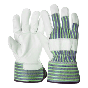 Cheapest Rates Leather Made Safety <b>Gloves</b> With Striped Palm High Quality Cuff Non Slip Heavy Duty Regular Rigger <b>Glove</b> - Product Image 5