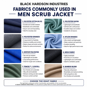 Chaqueta Médico para Hombre, 240 GSM, Algodón y Poliéster Premium, Sarga Beige, Manga Larga, Cierre Completo, Logotipo Personalizado con Bordado e Impresión - Product Image 2