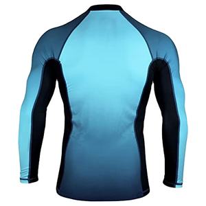 Rashguard de natation et de surf unisexe de qualité supérieure, imprimé sur mesure, manches longues, respirant, en polyester, antibactérien - Product Image 6
