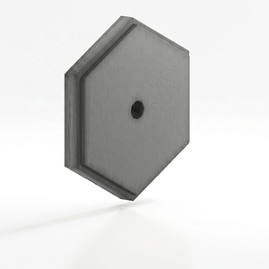 Poignée de meuble hexagonale en laiton de designer, plaqué or poli, de haute qualité, pour armoire, porte, maison et bureau - Product Image 6