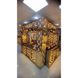 Mostrador de buffet decorativo de acero inoxidable para catering - Product Image 6