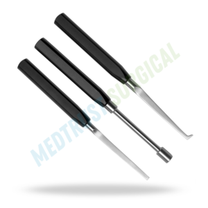 Juego de Impactadores Óseos Quirúrgicos Rectangulares Redondos con Desplazamiento de 9.5 Pulgadas (240mm) para Ortopedia - Product Image 4