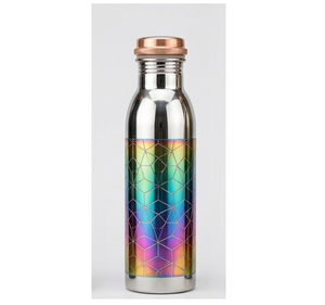 Botella de Agua de Cobre Puro 100% de Diseño Moderno, Beneficios Ayurvédicos para la Salud, a Prueba de Fugas y Ecológica - Product Image 4