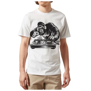 เสื้อยืดคอกลมโอเวอร์ไซส์ผ้าคอตตอน 100% สำหรับผู้ชาย พิมพ์ลายโลโก้ตามสั่ง ขายส่ง ระบายอากาศได้ดี เป็นมิตรกับสิ่งแวดล้อม เนื้อผ้าหนา - Product Image 3