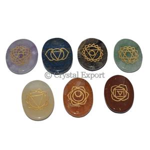 Vente de gros Pierre naturelle Vesonite Thumb Worry Stone Pierre de palmier en cristal de guérison polie pour le soulagement de l'anxiété, la méditation, le Reiki et les cadeaux - Product Image 4