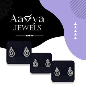 Pendientes Clásicos de Diamantes Creados en Laboratorio para Mujer, Certificados, Oro de 14K, Corte Brillante Redondo, Joyería de Lujo para Boda - Product Image 2