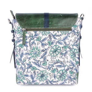 Sac bandoulière en cuir véritable à rabat motifé, sacoche pour ordinateur portable, grande capacité, léger, pour les voyages et l'usage quotidien - Product Image 3