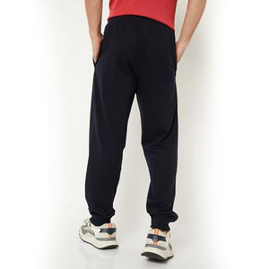 Pantalon de jogging uni pour homme, pantalon de sport en coton et polyester, taille élastique, poches latérales, décontracté - Product Image 3