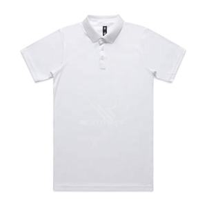 Chemise de golf de loisirs de haute qualité pour hommes, à manches courtes, col montant, logo personnalisé, 100% coton, 260g, broderie - Product Image 6