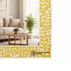 Handcrafted MDF Art Deco <b>Square</b> Wedding Wall <b>Mirror</b>-Elegant Eco-Friendly Decorative Wall Dcor - Product Image 4