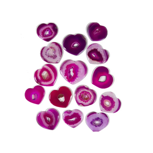 Posavasos de ónix rosa de alta calidad en oferta, posavasos de piedra de cristal con forma de corazón para bebidas de mesa con soporte para café para el hogar - Product Image 5