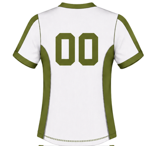 Conjunto de Camiseta y Pantalones Cortos de Rugby Verde Oliva, Cuello en V, Uniforme de Equipo Personalizado, Transpirable, para Entrenamiento Deportivo - Product Image 5