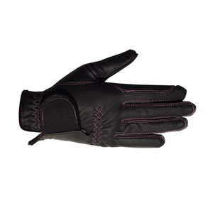 Guantes de equitación con logotipo y color personalizados, con palma de cuero transpirable y antideslizante para equitación. - Product Image 2