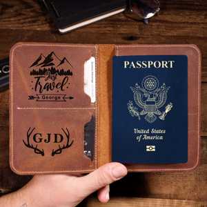 Porta Pasaportes de Cuero Genuino con Múltiples Ranuras, Ecológico, Unisex, con Bloqueo RFID y Logotipo Personalizado - Product Image 5