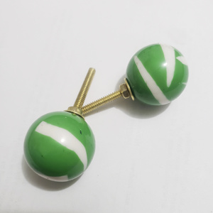 Juego de 2 tiradores redondos de resina turquesa para puerta, tiradores decorativos de estrellas vibrantes, tiradores para armario de tocador para uso en cajones - Product Image 3