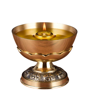 Hand Carved Luxury Brass Incense Burner Vented Lid Ornate Antique Gold Finish Eco-Friendly Ash Catcher for Home Hotel Decor - Product Image 4