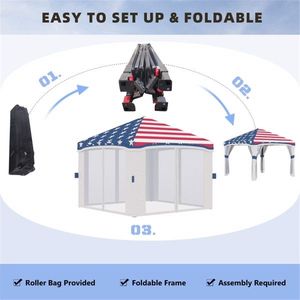 Tenda da Campeggio, Gazebo o Pergola per Attività all'Aperto - Product Image 3