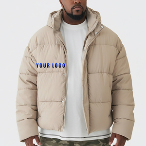 Custom Printed Logo Lightweight Zipper up Cotton <b>Padded</b> Lightweight Bubble <b>Jacket</b> for Man Windproof & <b>Waterproof</b> Bubble <b>Jacket</b> - Product Image 1