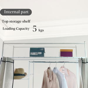 ตู้เสื้อผ้าผ้าทนทานสำหรับใช้ในบ้านและหอพัก - Product Image 5