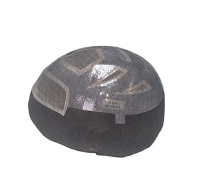 THB 2026 100% Human Hair <b>Wig</b> Toupee <b>for</b> <b>Men</b> Indian Remy Virgin Hair Yaki Loose Wave Body Wave Patch Prothese Capilar Taz Hair - Product Image 2