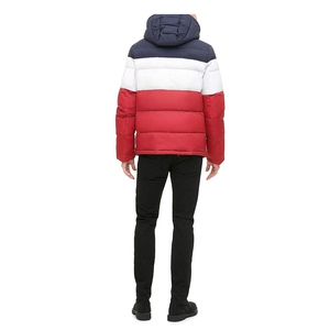Veste matelassée unisexe Stonefield Manufacturing, personnalisable avec impression OEM, capuche, imperméable, coupe-vent, design réversible, coton épais - Product Image 1