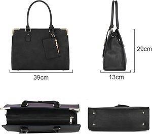 Sac à main en cuir à prix abordable, élégant pour femme, idéal pour le bureau, les voyages, les occasions décontractées et les soirées, motif carré fait main M/S SHAAD - Product Image 3