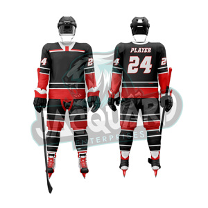 Uniforme de hockey sobre hielo a precio económico, tela transpirable, uniforme de hockey sobre hielo personalizado, uniforme de hockey sobre hielo al por mayor - Product Image 1