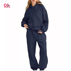 Conjunto Deportivo de Invierno 2026 para Mujer, Informal, Suave, Cálido, de Algodón y Felpa, Estilo Urbano, para Gimnasio y Entrenamiento - Product Image 6