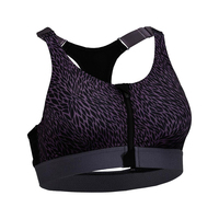 Soutien-gorge de sport réversible respirant grande taille pour femme, à maintien élevé, pour l'entraînement athlétique (vente en gros)