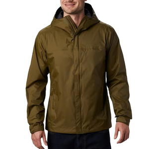 <b>Men's</b> Green Camouflage Quarter-Zip <b>Jacket</b> Windproof Casual Style Regular Fit With Pockets Coach <b>Jacket</b> Available <b>For</b> Online Sale - Product Image 4