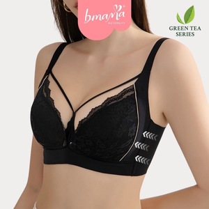Everyday Nursing <b>Bra</b> Front Closure Wireless Soft Lace Comfort Wear Comfortable Front Button Breastfeeding <b>Bra</b> - Product Image 2