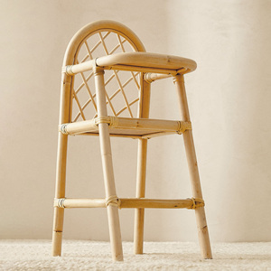 Juguetes de rol para niños pequeños, muñecas de ratán, muebles a precio económico, silla alta de juguete, sillas de alimentación para muñecas bebé - Product Image 5