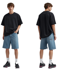 Pantalones Cortos de Mezclilla Holgados para Hombre de Alta Calidad 2026, Nueva Moda Urbana - Product Image 2