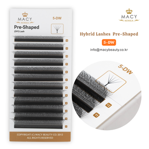 Cils hybrides préformés 5-DW DIY Lash MACY BEAUTY KOREA Extensions de cils de qualité supérieure Vente en gros de cils Étiquette privée personnalisée - Product Image 5