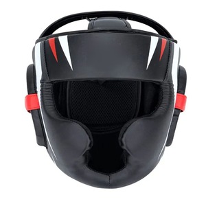 Protège-tête en cuir de haute qualité, design personnalisé, équipement de boxe premium, logo personnalisé - Product Image 2