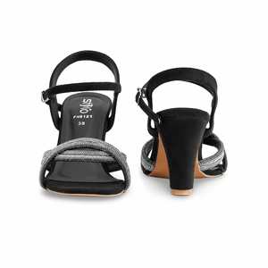 Sandalia De Fantasía Negra Para Mujer - Product Image 2