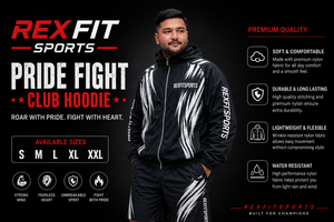 REXFIT SPORTS 2026 Conjunto Deportivo Personalizado para Hombre, Chaqueta con Capucha y Pantalones Cortos de Nailon Negro, Ligero, para Gimnasio, Entrenamiento, Running - Product Image 6