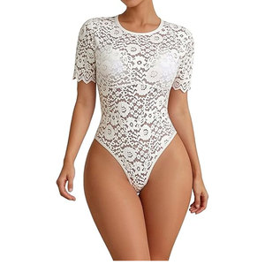 Top de malla ligero y suave estilo Solid Trader Chic, ropa moderna para chicas, colección boutique moderna, body para mujer. - Product Image 1